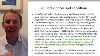 Competition law in 100 minutes: monopoly power, abuse of a dominance and mergers, part 2. 6(2)