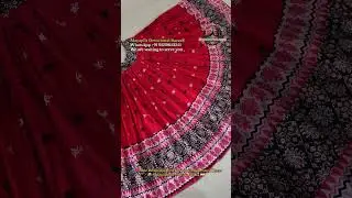 👗❤️ One Beautiful Red Custom-Made Gopi Dress📦 Shipping to Odisha, India 🇮🇳