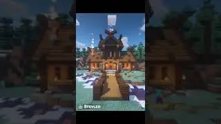 Minecraft: How to build a Viking House | Timelapse