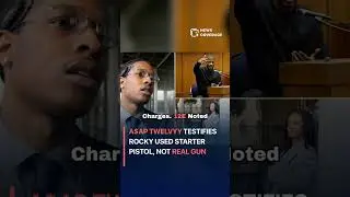 A$AP Twelvyy testifies Rocky used starter pistol, not real gun #crime #law #crisis