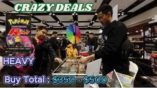 First Time Pokemon Vending Day 2!! 1st Edition Team Rocket Pack!! INSANE Collection Deals!!