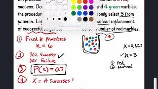 4.2.1 Introduction To The Binomial Distribution (EX: Determine if it&rsquo;s A Binomial Distribution)