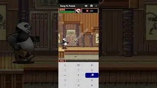 Kung fu panda Java game Level 1 Training with sifu #easports #javagames