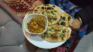 Paneer bhurji and naan || Dinner special paneer bhurji or naan 