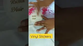 Epoxy Resin Vinyl Stickers #shorts #youtubeshorts #diy