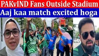 India vs Pakistan fans Reaction Outside R. Premadasa Stadium