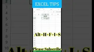 Auto Fill Date Series in Excel  Shortcut Keys