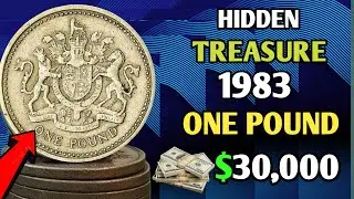 1983 ONE POUND COIN UNRELIEVABLE VALUE WORTH  $93,000!