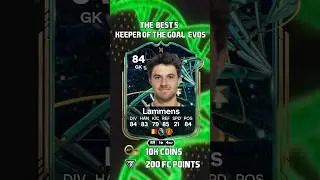 The Best 5 Keeper of the Goal Evolutions in FC 26 🤩 first good GK evo ever!! #shorts #short #fc26