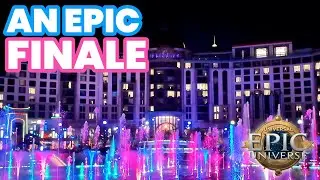 The Cosmos Fountain - Nighttime Show | Epic Universe (4K)