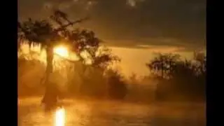 Amazing sunset on the earth
