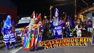 DUAS FOLIAS DE REIS NA MESMA RUA 2026 VARGINHA MG *Sagrado Coração De Maria  e São José*