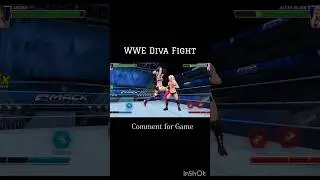 WWE Diva Match 😳| New WWE Fighting Game #gaming #wwe #diva  #fighting #shorts #shortvideo