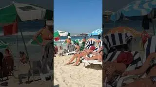 🇧🇷 Hot day at Copacabana beach Brazil | beach walk 4K 🌴