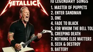 Best Guitar Riffs of Metallica | Emo Rock Playlist Nonstop & Slow Rock Live Concert Experience