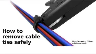 EVO cut Cable Tie Removal Tool – This Version No Longer Available (Support Video)