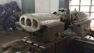 Shaper Machine working on full flow Mecut pump Router Key way process