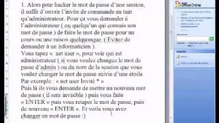 TUTO Hacker avec l'invite de commande