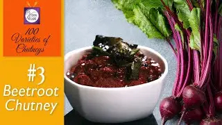 How to make Beetroot chutney | 100 Varieties of Chutney - Recipe 3 | 🥄 Kitchen Killadis 🍽️