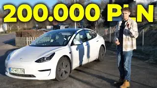 Pojechałem NAJTAŃSZĄ TESLĄ do Szwecji! Najmniejsza bateria 🤔