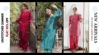 Elegant Summer Vibes &ndash; Bluefery Embroidered & Printed Lawn Suits
