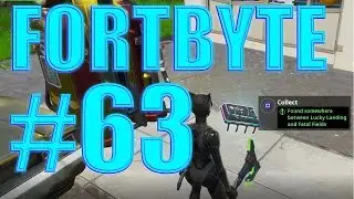 Fortnite Fortbyte 63 Location Found somewhere between Lucky Landing and Fatal Fields