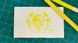 No. 1  /  color pen drawing