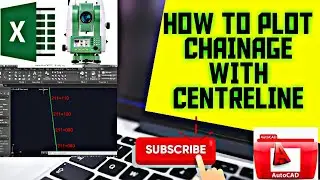 HOW TO PLOT CHAINAGE WITH CENTRELINE IN AUTOCAD|ALIGNMENT WITH CHAINAGE PLOT|SURVEY|Bong boy Pranab