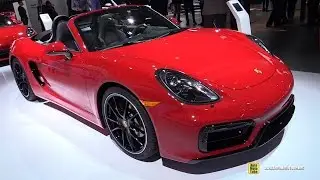 2015 Porsche Boxster GTS - Exterior and Interior Walkaround - 2014 LA Auto Show