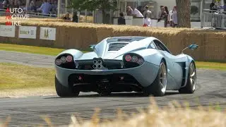Brand New $7.5 Million Pagani Huayra CODALUNGA Sounds at Goodwood FOS