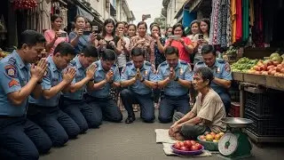 “Akala Nila Isa Lang Siyang Tindera ng Mansanas — Hanggang Yumuko ang Pinakamakapangyarihang Pulis”