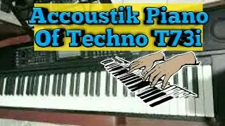 Accoustik Piano Of Keyboard Techno T73i
