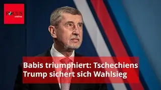 Tschechen-Trump Babis feiert Wahlsieg und vollendet sein Comeback