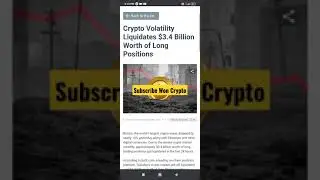 Crypto Volatility Liquidates $3.4 Billion Worth of Long Positions #Shorts #youtubeindia #Bitcoinday