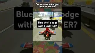 Can you DODGE a BLUE SHELL with the FEATHER? #mariokartworld  #mariokart #nintendoswitch2