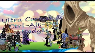 Aqworlds Ultra Carnax & Ctrl-Alt-Del Spicy Member-Only Badges