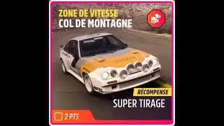 ZONE DE VITESSE - COL DE MONTAGNE