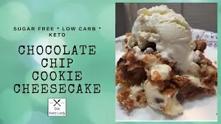 Cookie Cheesecake Dessert Sugar Free Keto Flourless
