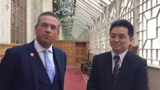 Cllr John Clancy meets Dr Tony Xia