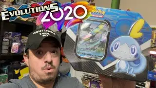 Opening a  Inteleon V Galar Partners Tin From 2020!! With EVOLUTIONS!!