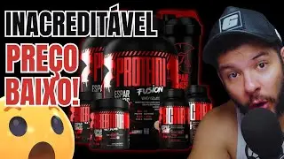 KIT 2X PROTEIN FUSION + 2X CREATINA + 2X BCAA + COQUETELEIRA (Espartanos) COM O MELHOR PRE&Ccedil;O!