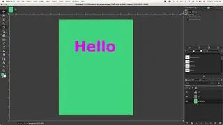 How to change the background and text color in GIMP