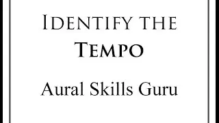 Tempo Challenge Level 1: Standard Tempo Markings #3