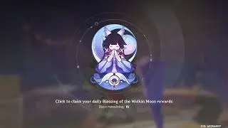 New Welkin Moon pass animation Columbina edition - Patch 6.3