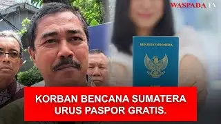 Menteri Imipas: Korban Bencana Sumatera Gratis Urus Paspor Rusak atau Hilang