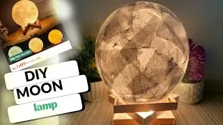 Diy Most expensive Moon Lamp in Just Rs 10 | Easy steps lamp tutorial