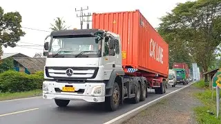 Spotting Truk muatan Berat Menanjak di tanjakan Ekstreme di daerah Sukabumi @worldtruckid 
