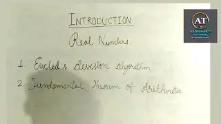 #real number | introduction of real number| | Euclid's division algorithm | | fundamental theorem