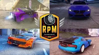 Asphalt 9: RpM Tournament #3 - My 4 Submissions