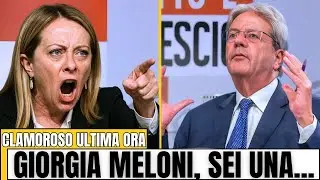 LE ACCUSE DI PAOLO GENTILONI SCATENANO LA FURIA DI GIORGIA MELONI CHE LO UMILIA IN DIRETTA